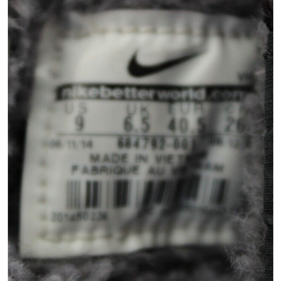 Nike Roshe Run Hi Womens 9 Black Gray Suede Winter Boots Outdoor Warm - Picture 7 of 7